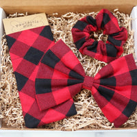 Red Plaid Gift Box