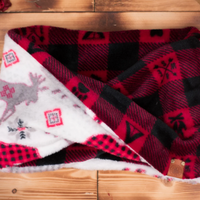 Winter Plaid Infinity Scarf