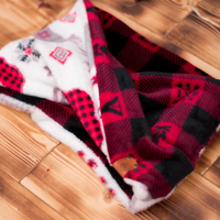 Winter Plaid Infinity Scarf
