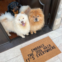 Embrace The Dog Hair Doormat