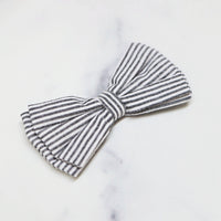 Classy Striped Bow Tie