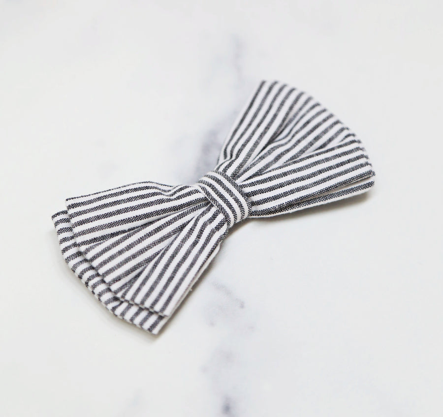 Classy Striped Bow Tie