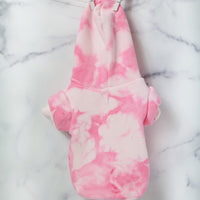 Pink Tie Dye Dog Hoodie