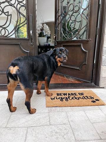 Beware of Wiggle Butts Doormat