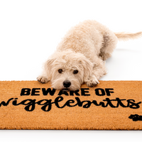 Beware of Wiggle Butts Doormat