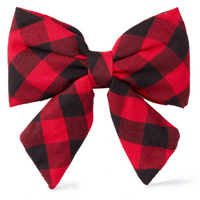 Winter Plaid Bow