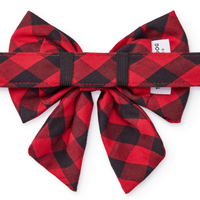 Winter Plaid Bow