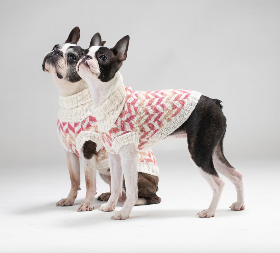 Herringbone Dog Sweater