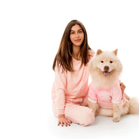 Pink Tie Dye Dog Hoodie